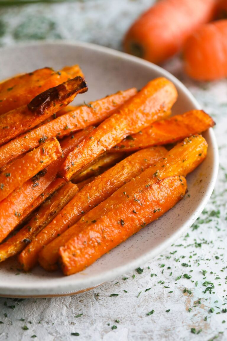 Zanahorias Air Fryer: todas nutritivas