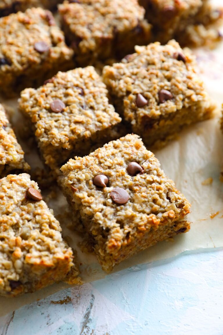 Barras de galletas de avena: todas nutritivas