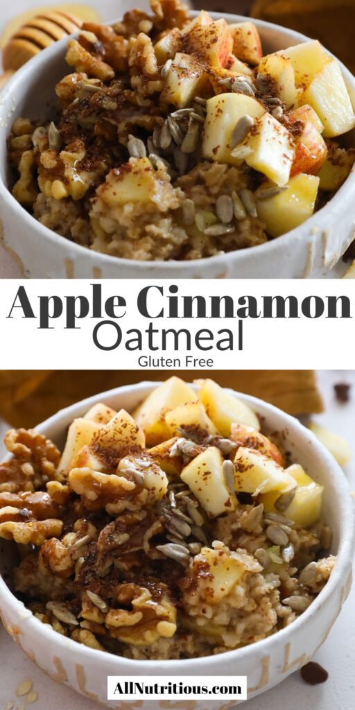 Avena, canela y manzana: todo nutritivo