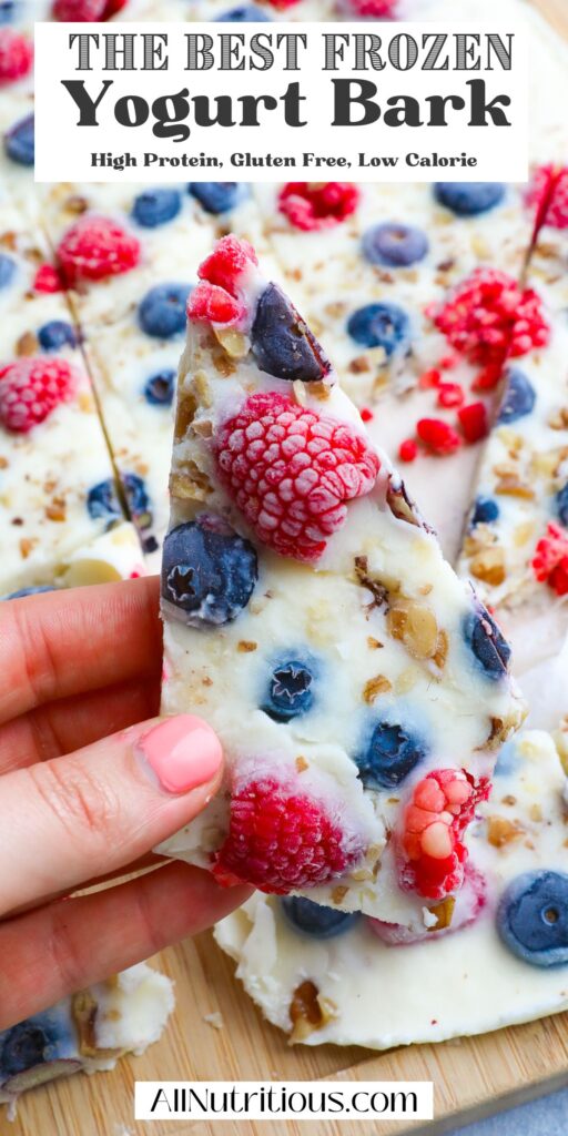 Corteza de yogur helado: todo nutritivo