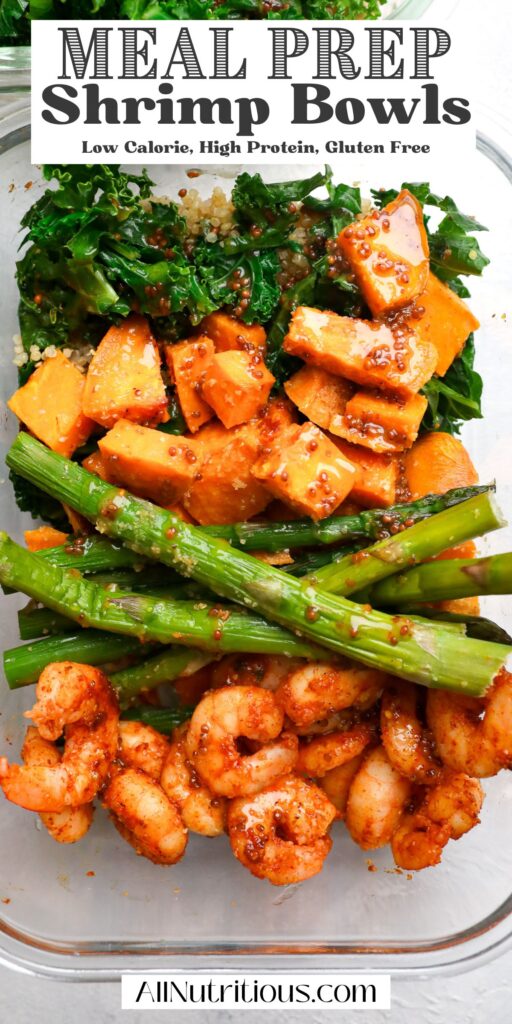 Buddha Bowls de camarones: todos nutritivos