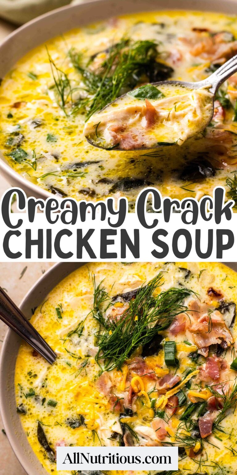 Sopa cremosa de pollo crack: totalmente nutritiva