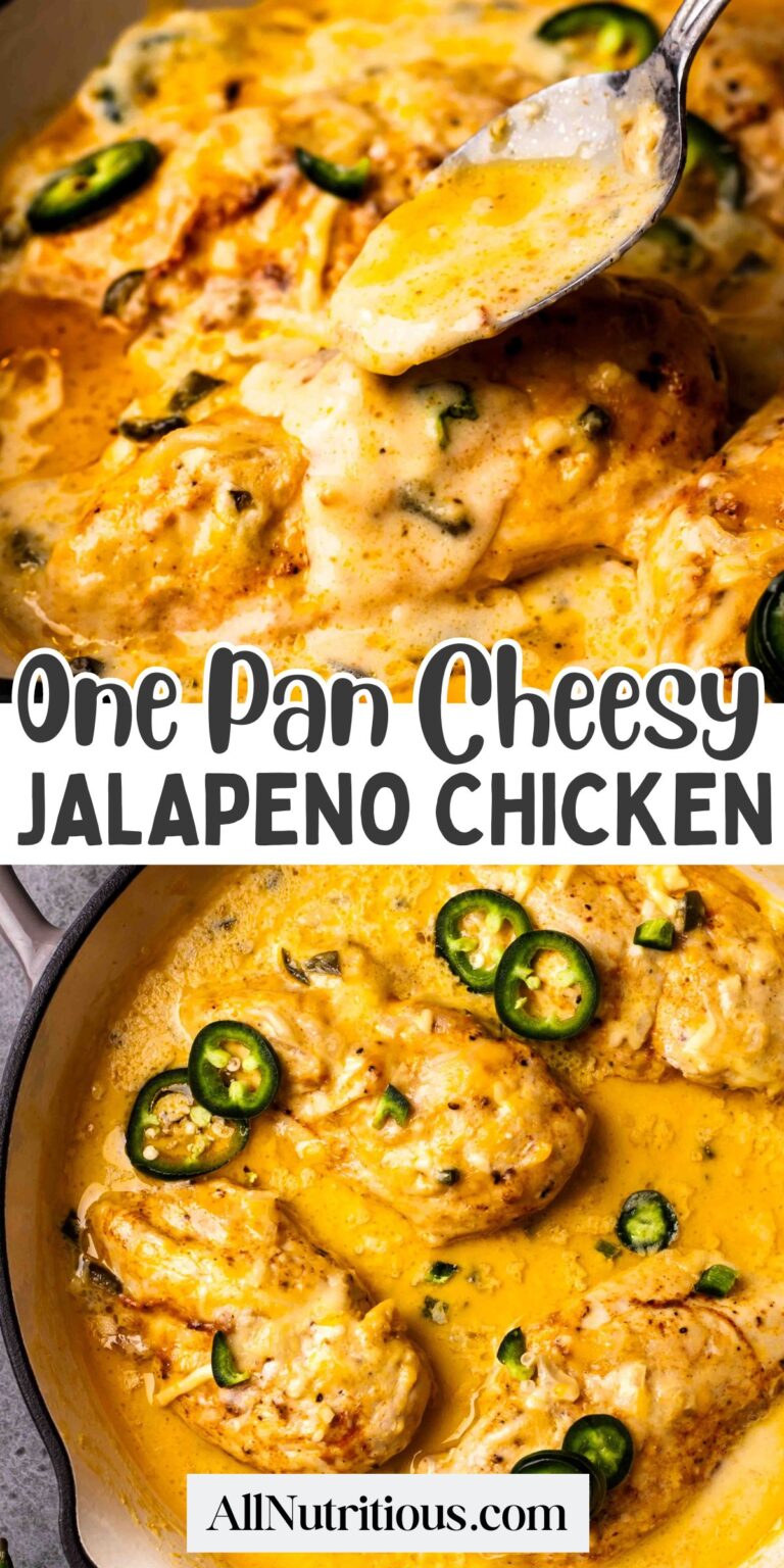 Una sartén de pollo con jalapeño y queso