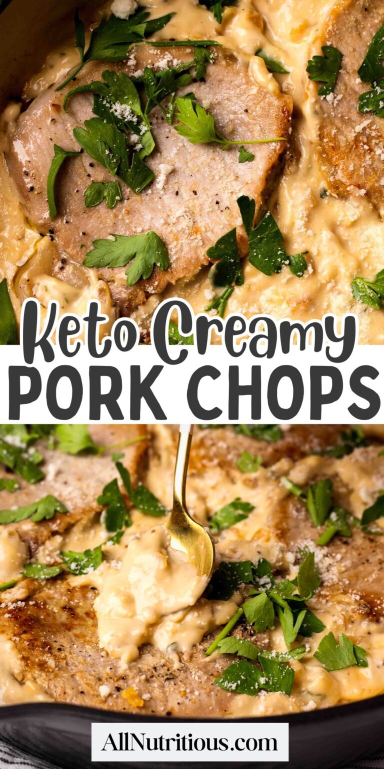 Chuletas de cerdo cremosas: todas nutritivas