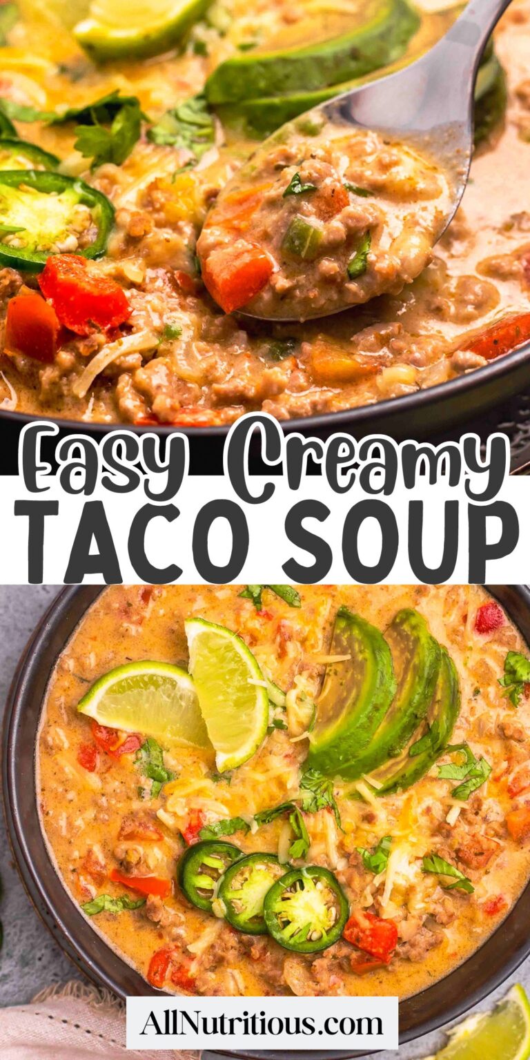 Sopa cremosa de tacos: totalmente nutritiva
