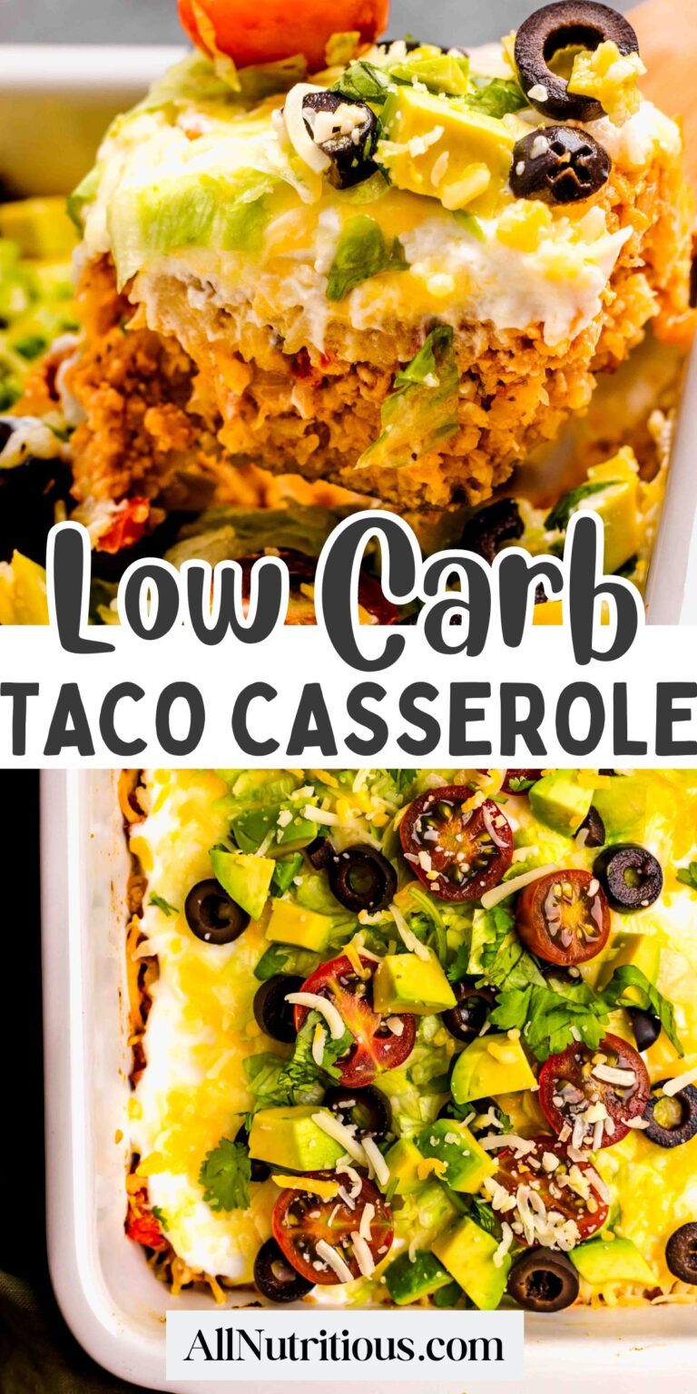 Cazuela de tacos baja en carbohidratos: totalmente nutritiva