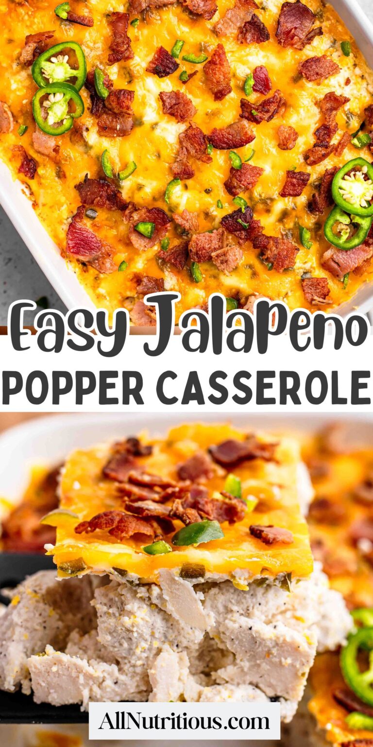 Cazuela de poppers de jalapeños cetogénicos: totalmente nutritiva