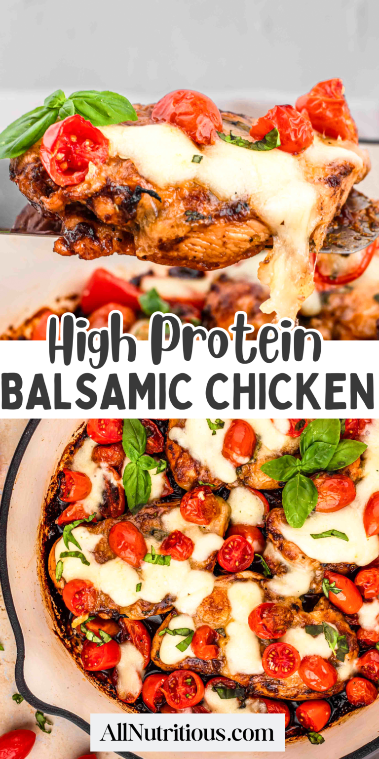 Pollo balsámico en una sartén: todo nutritivo