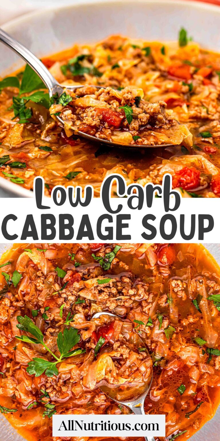 Sopa de repollo baja en carbohidratos: totalmente nutritiva