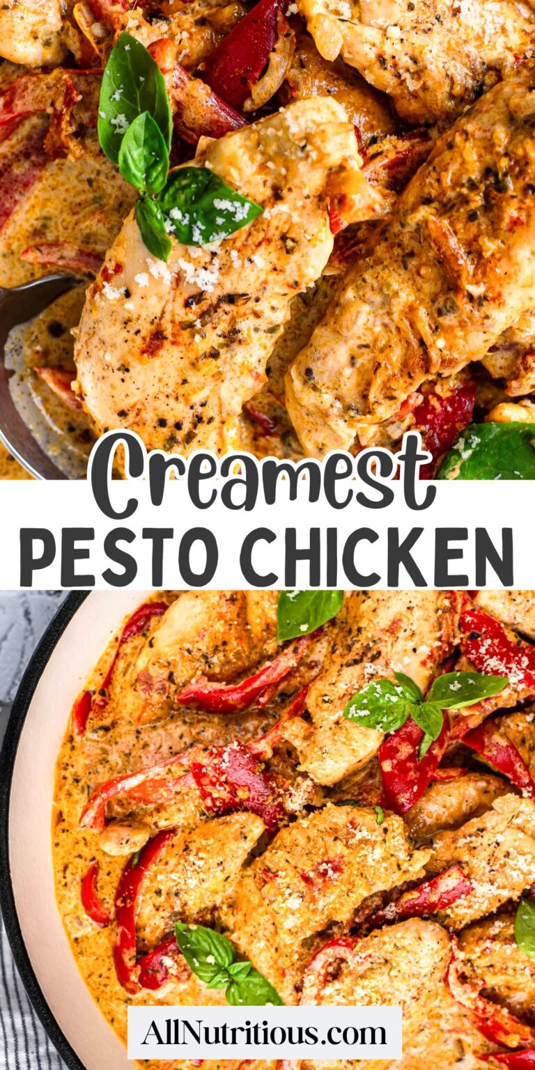 Pollo Cremoso Al Pesto – Todo Nutritivo