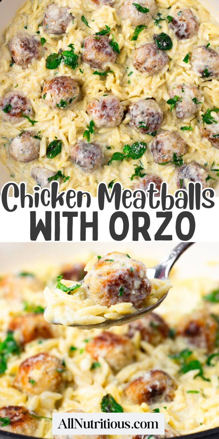 Albóndigas de pollo con orzo – todo nutritivo