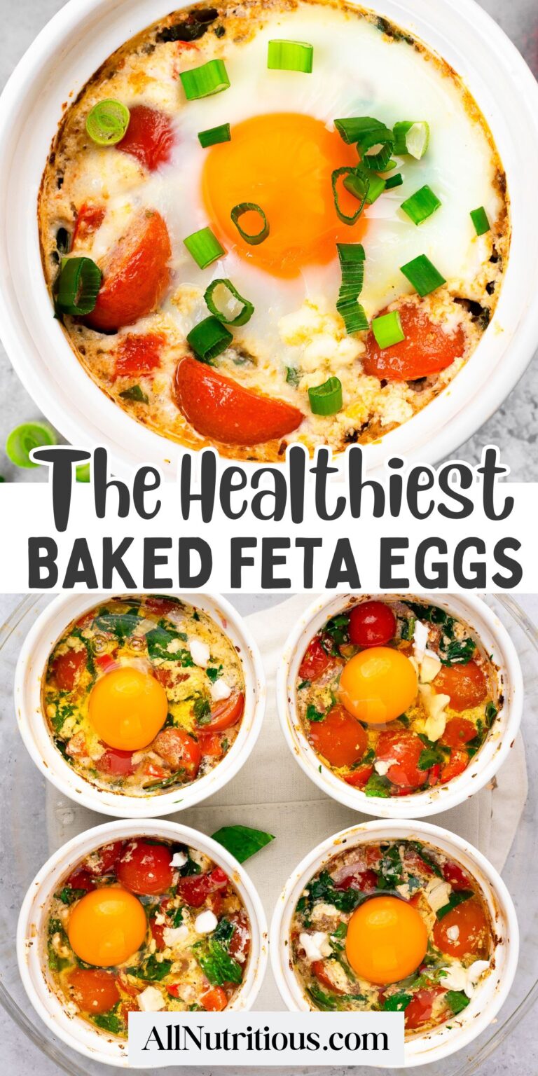 Huevos de queso feta horneado: todos nutritivos
