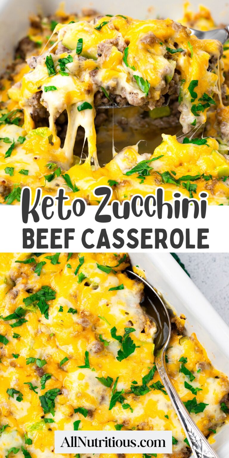 Cacerola de carne de calabacín de ceto – todo nutritivo