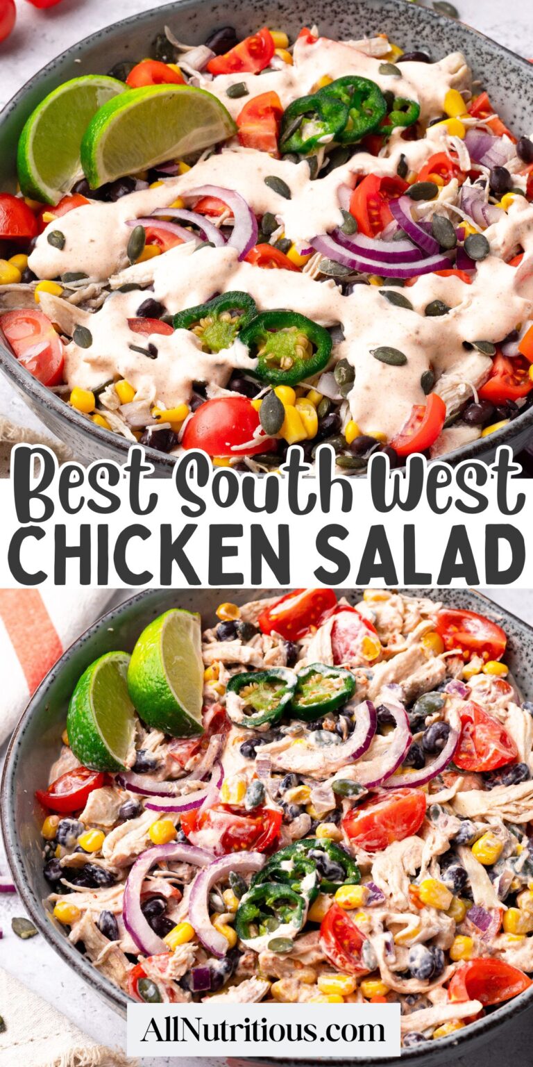 Ensalada de pollo del suroeste: todo nutritivo