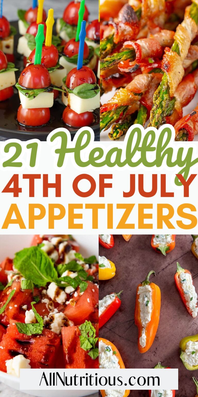 21 Ideas saludables del 4 de julio de julio